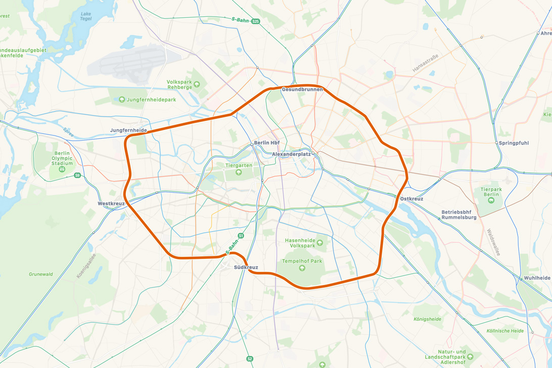 Берлин карта осадков